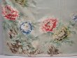 Photo6: 6113T13z1220 Vintage Japanese Kimono Silk FURISODE Peony Sage green (6)