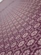 Photo4: 3i04z80  Japanese Kimono Silk  FABRIC Flower Grape 65.0x14.4 (4)