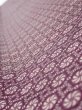 Photo4: 3i07z40  Japanese Kimono Silk  FABRIC Flower Grape 57.5x7.1 (4)