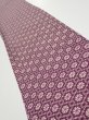 Photo1: 3i08z40  Japanese Kimono Silk  FABRIC Flower Grape 57.1x7.1 (1)