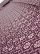 Photo5: 3i09z50  Japanese Kimono Silk  FABRIC Flower Grape 80.3x7.1 (5)
