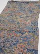 Photo3: 3i01z60  Japanese Kimono Silk  FABRIC Heian noble Navy 40.9x14.6 (3)