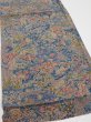 Photo2: 3i02z60  Japanese Kimono Silk  FABRIC Heian noble Navy 40.9x14.6 (2)