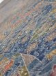 Photo4: 3i03z90  Japanese Kimono Silk  FABRIC Heian noble Navy 65.4x14.6 (4)