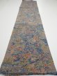 Photo5: 3i04z90  Japanese Kimono Silk  FABRIC Heian noble Navy 65.4x14.6 (5)