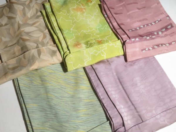 Photo4: 1H04z14  Japanese Kimono Silk HAORI 25pcs FREE SHIPPING (4)