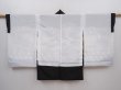 Photo7: 6114T02z350 Vintage Japanese Kimono Synthetic Boy's HAORI Hawk Black (7)