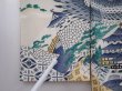 Photo6: 6114T04z330 Vintage Japanese Kimono Silk Boy's  Hawk Navy (6)