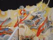 Photo6: 6114T05z300 Vintage Japanese Kimono Silk Boy's  Dragon Black (6)
