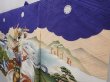 Photo2: 6114T06z400 Vintage Japanese Kimono Silk Boy's  Samurai Dark lavender blue (2)