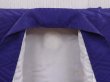 Photo6: 6114T06z400 Vintage Japanese Kimono Silk Boy's  Samurai Dark lavender blue (6)