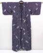 Photo8: 6114T11z470 Vintage Japanese Kimono Cotton YUKATA  Indigo (8)