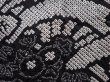 Photo4: 6115T04z560 Vintage Japanese Kimono Silk SHIBORI HAORI  Black (4)