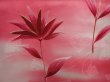 Photo4: 6115T07z470 Vintage Japanese Kimono Silk HAORI Flower Red-Pink (4)