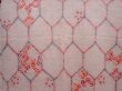Photo3: 6115T08z550 Vintage Japanese Kimono Silk SHIBORI HAORI Flowers Light pink (3)