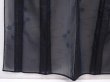 Photo4: 6115T10z290 Vintage Japanese Kimono Silk See through KOMON Maple Black (4)