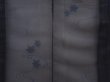 Photo5: 6115T10z290 Vintage Japanese Kimono Silk See through KOMON Maple Black (5)