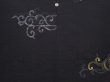 Photo3: 6119T03z620 Vintage Japanese Kimono Silk HAORI Karakusa Black (3)
