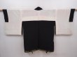 Photo7: 6119T04z620 Vintage Japanese Kimono Silk HAORI Branch Black (7)