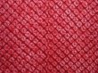 Photo3: 6119T08z310 Vintage Japanese Kimono Silk HAORI  Red-Pink (3)