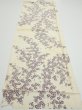 Photo5: 2H01z70  Japanese Kimono Silk  FABRIC Sakura Off-white 41.7x14.6 (5)