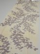 Photo5: 2H06z90  Japanese Kimono Silk  FABRIC Sakura Off-white 62.2x14.6 (5)