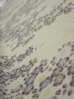 Photo4: 2H07z40  Japanese Kimono Silk  FABRIC Sakura Off-white 55.9x7.1 (4)