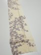 Photo2: 2H08z60  Japanese Kimono Silk  FABRIC Sakura Off-white 77.2x7.1 (2)
