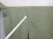 Photo6: 6120T02z510 Vintage Japanese Kimono Silk HAORI Trees Pistachio green (6)