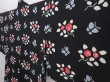 Photo2: 6120T03z590 Vintage Japanese Kimono Silk HAORI Butterfly Black (2)