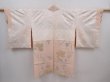 Photo7: 6120T05z660 Vintage Japanese Kimono Silk HAORI Flower Pink (7)