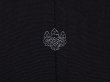 Photo5: 6120T08z480 Vintage Japanese Kimono Silk HAORI Scenery Black (5)