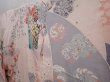 Photo2: 6120T13z1150 Vintage Japanese Kimono Silk FURISODE Flowers Pink (2)