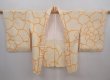 Photo5: 6121T01z670 Vintage Japanese Kimono Silk SHIBORI HAORI Big peony (5)