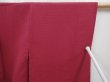 Photo7: 6121T06z560 Vintage Japanese Kimono Silk HAORI Flower Wine red (7)