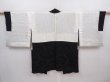 Photo7: 6121T07z620 Vintage Japanese Kimono Silk HAORI Karakusa Black (7)