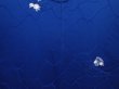 Photo3: 6121T08z500 Vintage Japanese Kimono Silk HAORI Folding fan Dark blue (3)