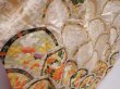 Photo3: 6121T09z1210 Vintage Japanese Kimono Silk FURISODE Flowers Sand beige (3)