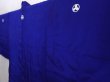 Photo2: 6126T06z460 Vintage Japanese Kimono Silk Kids HAORI Plain Dark lavender blue (2)
