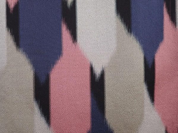 Photo6: 6126T07z940 Vintage Japanese Kimono Silk OMESHI Sand beige (6)