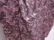 Photo3: 6126T08z900 Vintage Japanese Kimono Synthetic TSUMUGI Flowers Pink (3)