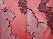 Photo5: 6126T11z980 Vintage Japanese Kimono Silk OMESHI Flower Pink (5)