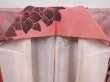 Photo7: 6126T11z980 Vintage Japanese Kimono Silk OMESHI Flower Pink (7)