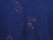Photo3: 6128T05z610 Vintage Japanese Kimono Silk HAORI Flowers Navy (3)