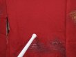 Photo5: 6128T07z560 Vintage Japanese Kimono Silk HAORI Peacock feather Dull red (5)