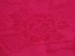 Photo4: 6128T08z570 Vintage Japanese Kimono Silk HAORI Flowers Pink-Purple (4)