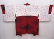 Photo6: 6128T11z610 Vintage Japanese Kimono Silk HAORI Grape Wine red (6)