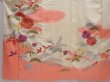 Photo5: 6128T12z1120 Vintage Japanese Kimono Silk FURISODE Chrysanthemum Off-white (5)