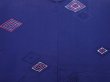 Photo3: 6129T03z550 Vintage Japanese Kimono Silk HAORI  Dark lavender blue (3)