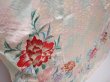 Photo3: 6129T09z1020 Vintage Japanese Kimono Silk FURISODE Peony Off-white (3)